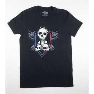 GEARS OF WAR - MEN'S BLACK GRAPHIC T-SHIRT - SIZE SMALL